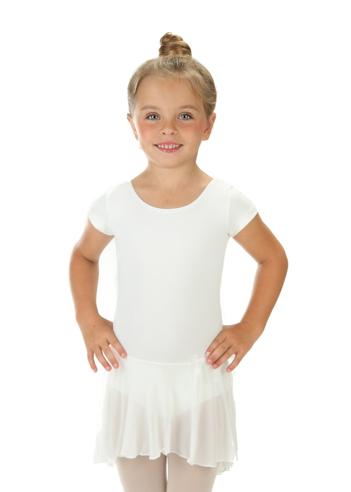 Elowel Kids Girls' Basic Short Sleeve Leotard (Size 2-14 Years) Multip