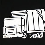Elowel Boys Glow in The Dark Garbage Truck 2 Piece Pajama Set 100% Cotton (Size2Y-10Y)