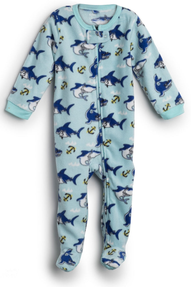 Fleece Baby Shark Footie Pajamas Baby Shark Toddler Boys Blanket