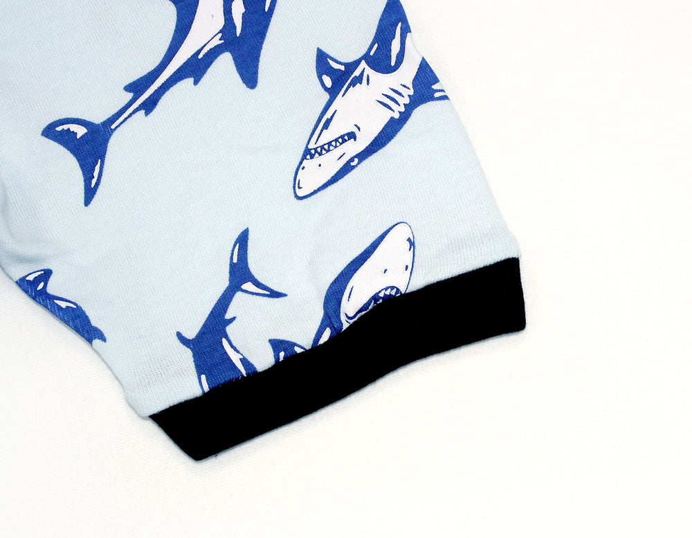 Elowel Boys Shorts Whale 2 Piece Pajamas Set 100% Cotton (Size Toddler-10Y)