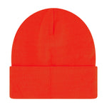 Elowel Beanie Hats for Men and Women - 100% Acrylic Thick Thermal Knit Skull Beanie Winter Hat - Unisex Cuffed Plain Flourescent Orange Beanie Hat