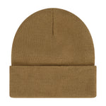 Elowel Beanie Hats for Men and Women - 100% Acrylic Thick Thermal Knit Skull Beanie Winter Hat - Unisex Cuffed Plain Dark Brown Beanie Hat