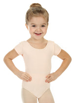 Elowel Kids Girls' Basic Short Sleeve Leotard (Size 2-14 Years) Multiple Colors