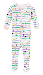 Elowel Baby Girls Footed Ballerina Pajama Sleeper 100% Cotton(Size 6M-5Years)