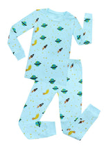 Elowel Boys Space 2 Piece Pajama Set 100% Cotton (Size 2-12 Years)