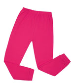 Elowel Adults Hot Pink Solid Pajama Set Size L