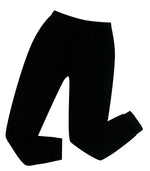 Elowel Adults Black Solid Pajama Set Size XL
