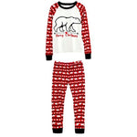 Elowel Kids & Adult  Matching Onesies for Couples Pajamas with Red Panda
