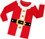 Red Elowel Family Matching Christmas Pajamas - Green Elf 2-Piece PJ Set 100% Cotton