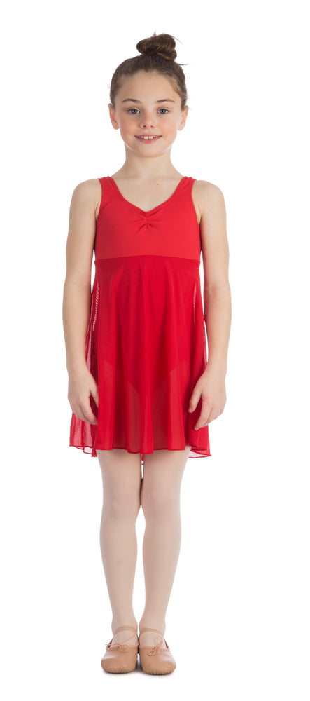 Elowel Kids Girls Empire Leotard Dress  (Size 2-14 Years) Multiple Colors