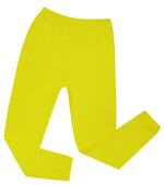 Elowel Boys Girls Yellow Solid 2 Piece Short Sleeve Pajama Set 100% Cotton (Size 12 Months -12 Years)